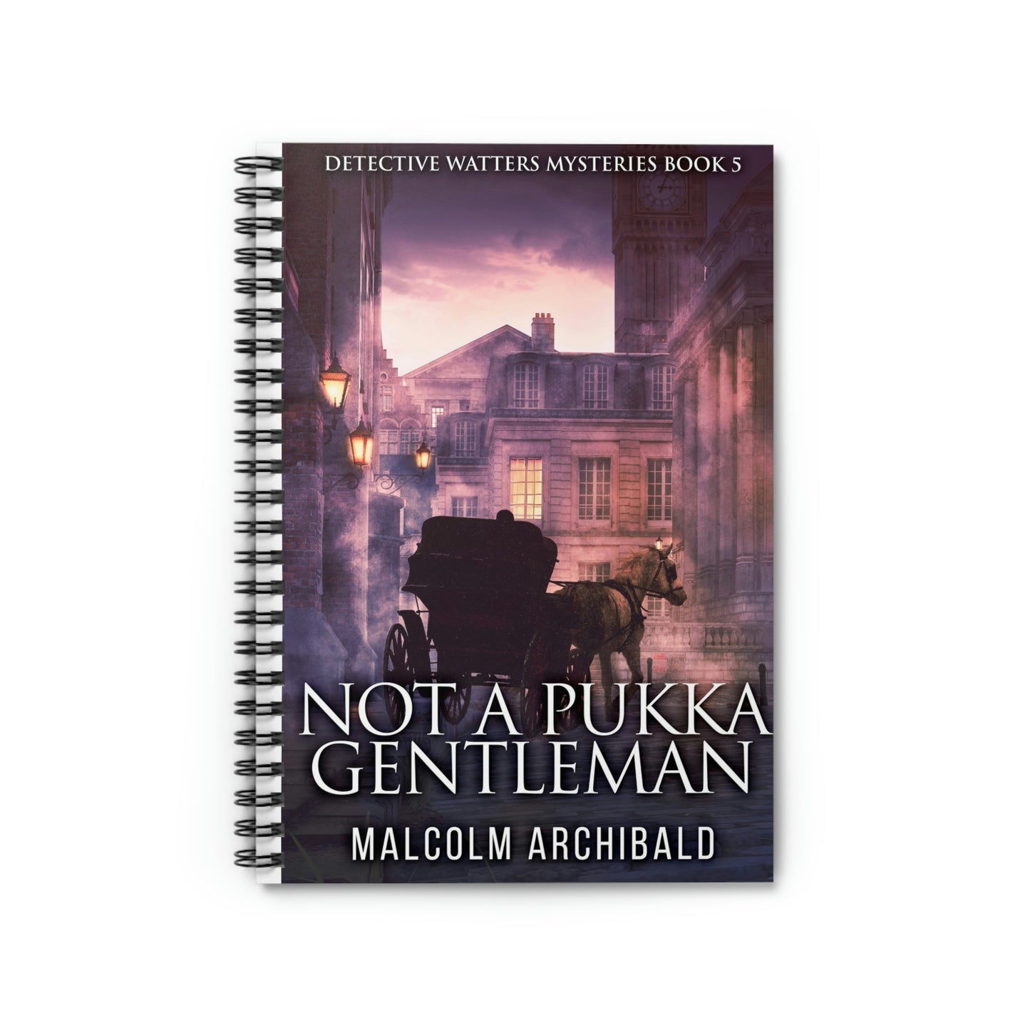 Not a Pukka Gentleman - Spiral Notebook