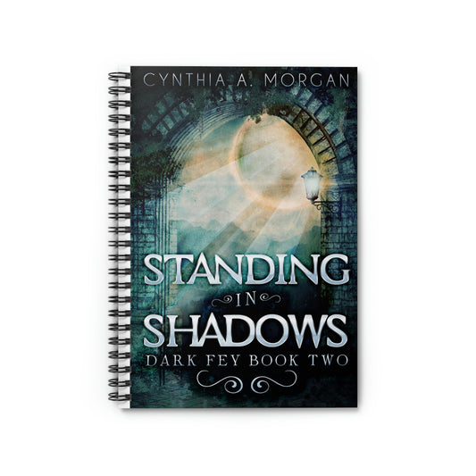 Standing in Shadows - Spiral Notebook