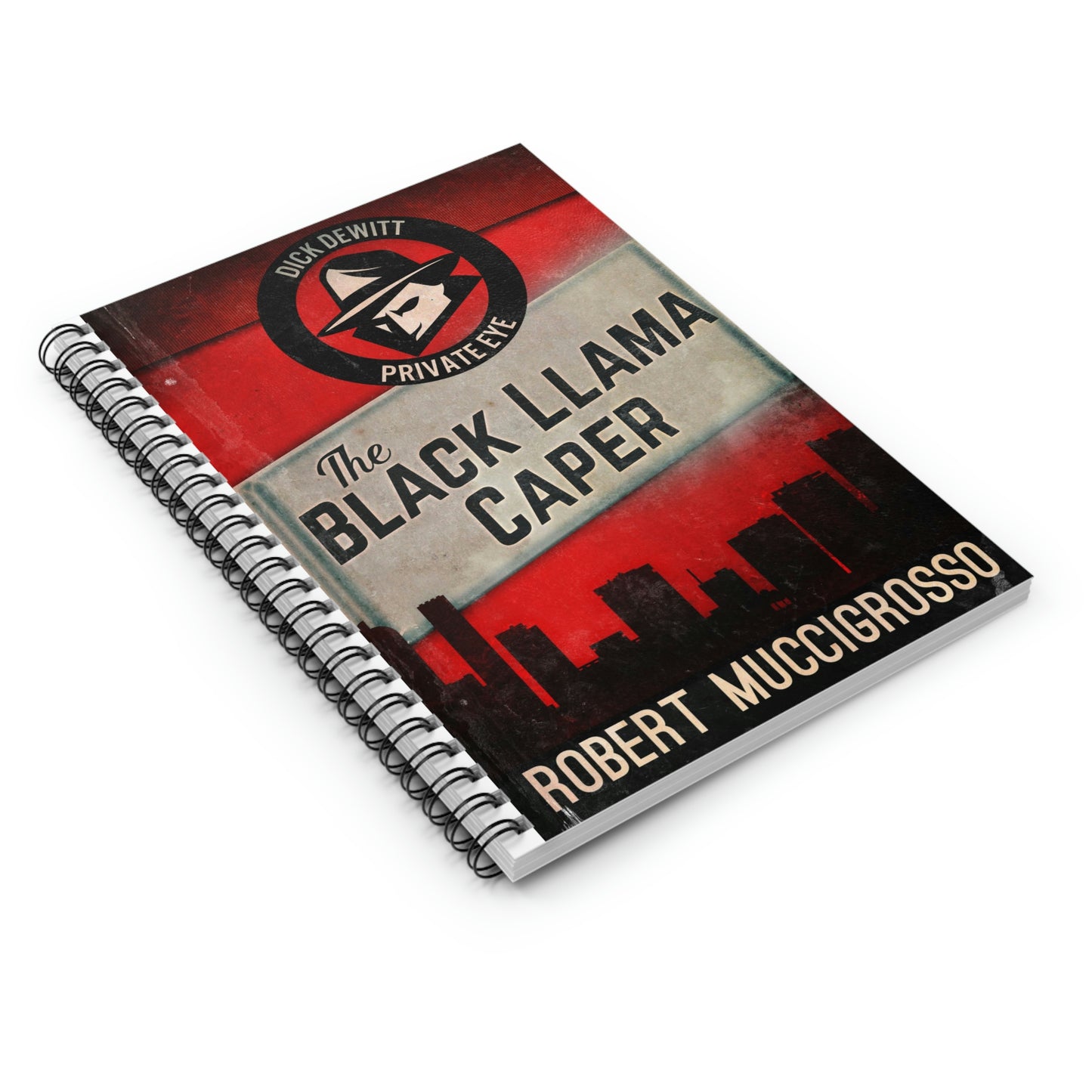 The Black Llama Caper - Spiral Notebook