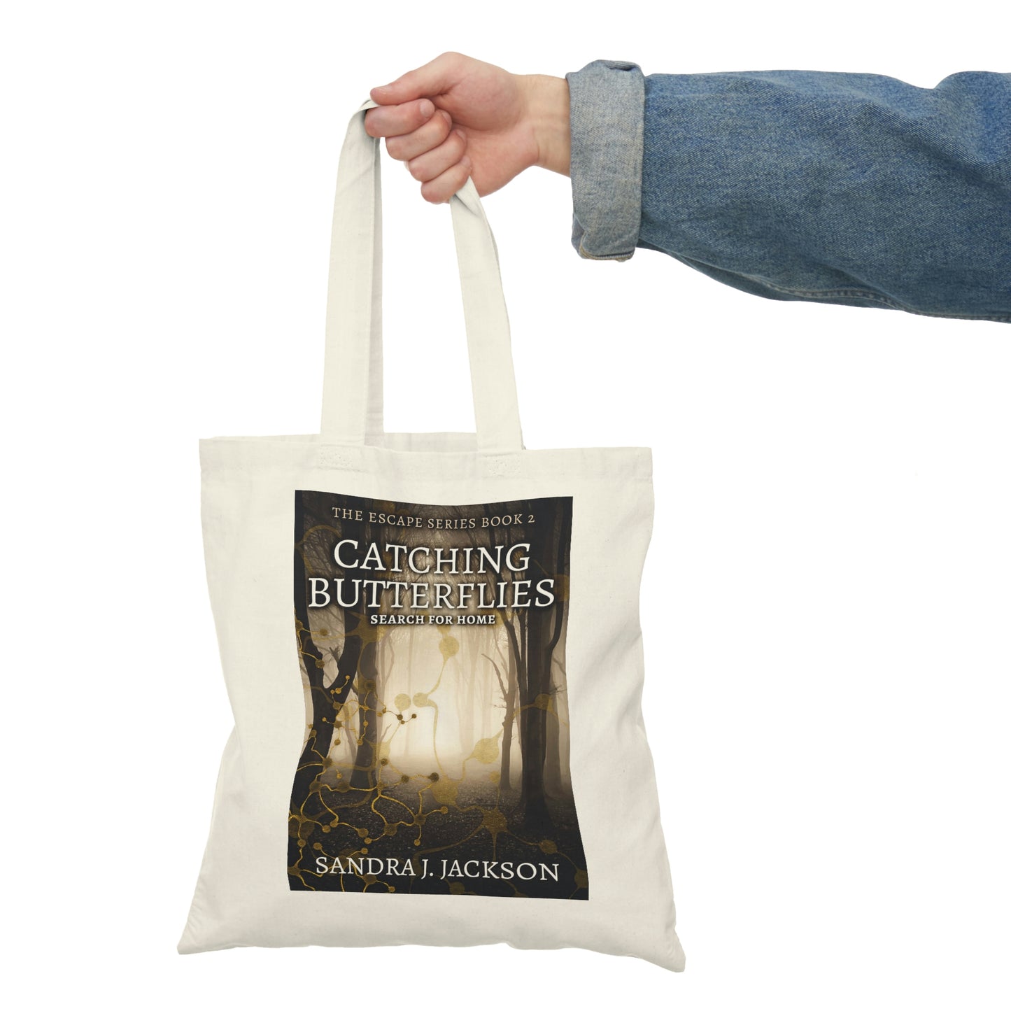 Catching Butterflies - Natural Tote Bag