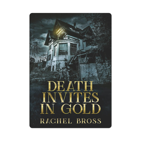 Death Invites In Gold - Playing Cards