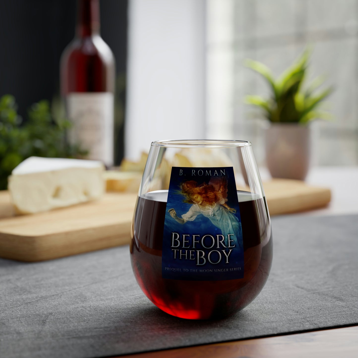 Before The Boy - Stemless Wine Glass, 11.75oz