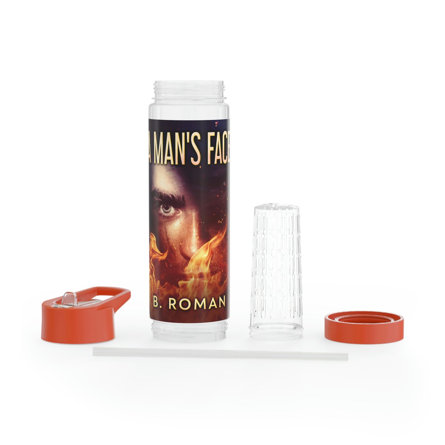 A Man's Face - Infuser Water Bottle