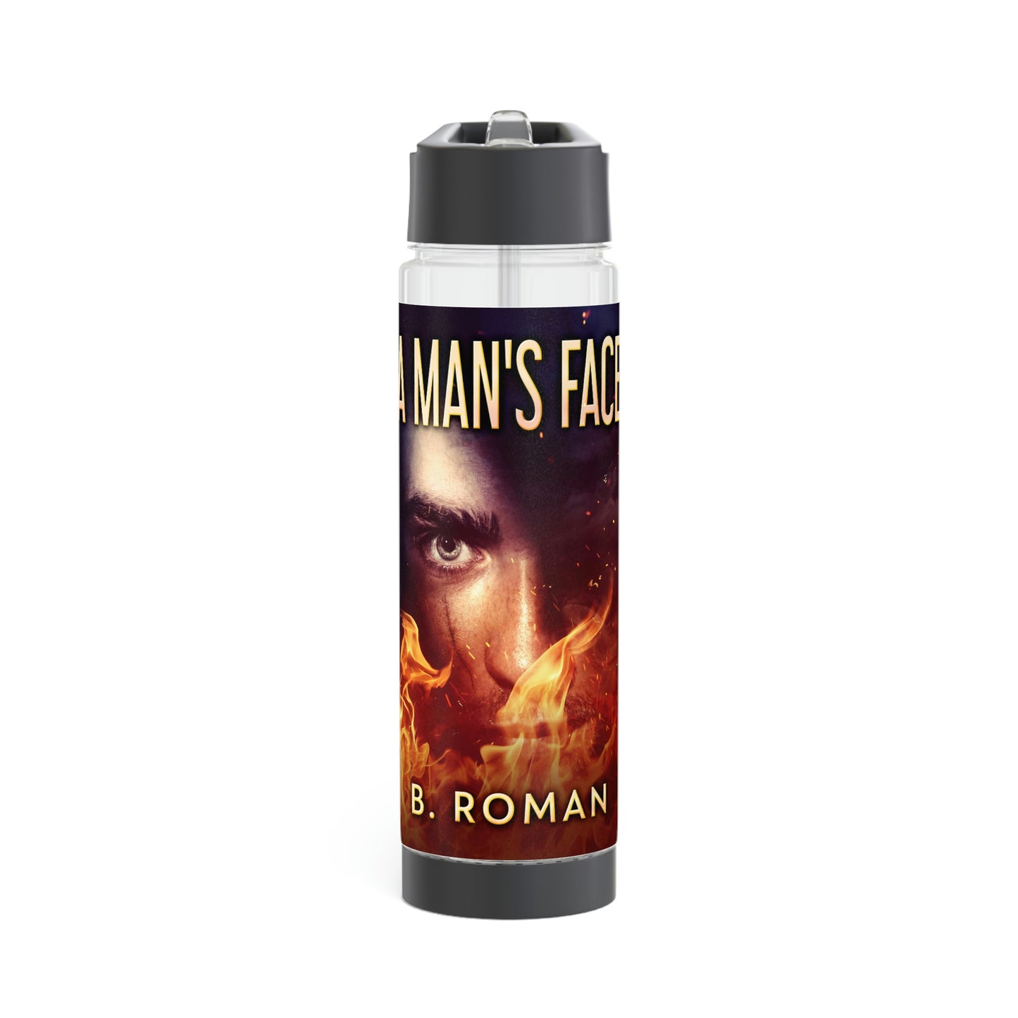A Man's Face - Infuser Water Bottle