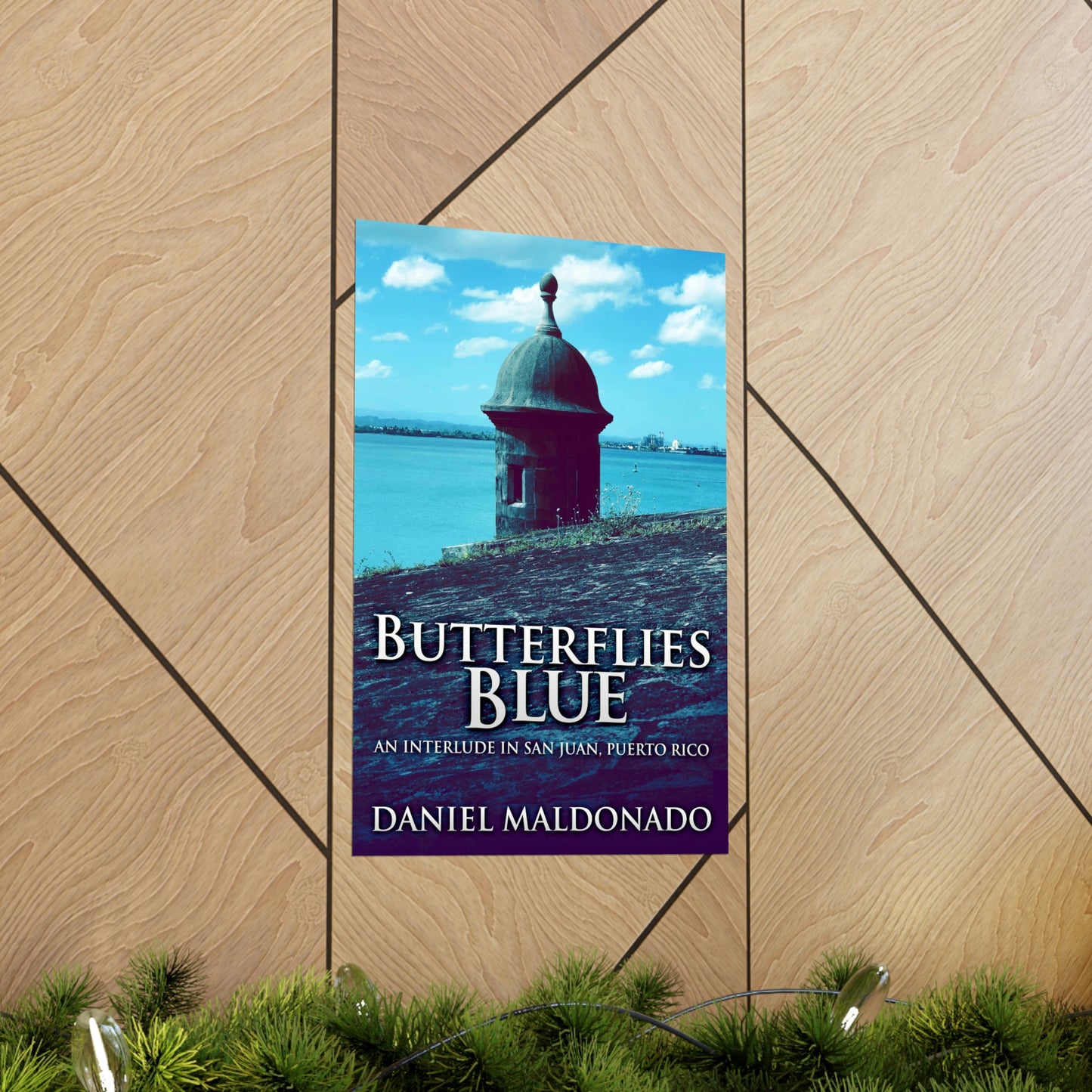 Butterflies Blue - Matte Poster