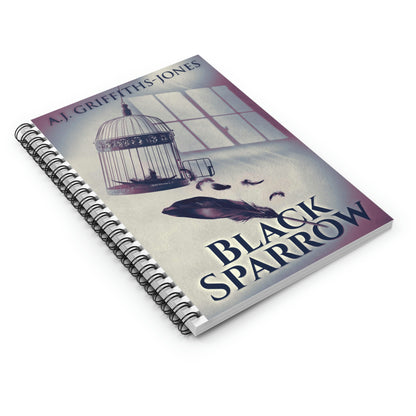 Black Sparrow - Spiral Notebook
