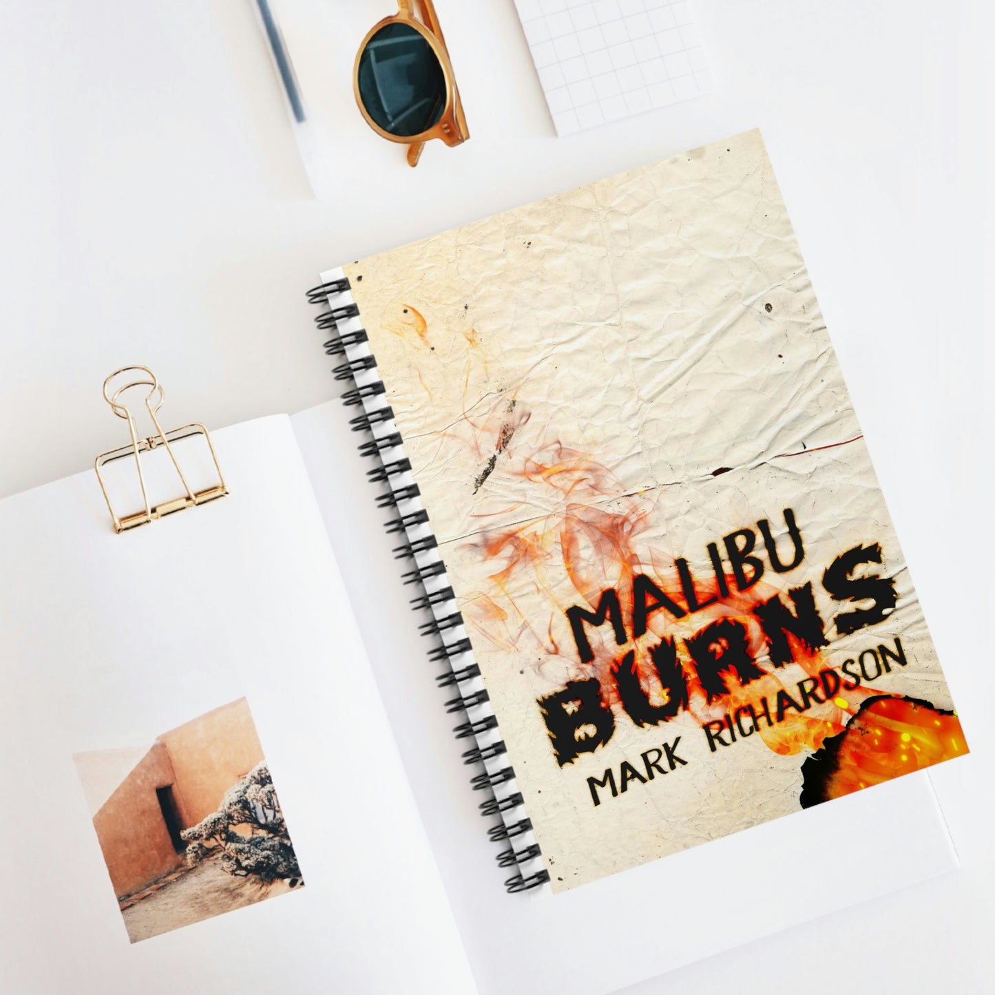 Malibu Burns - Spiral Notebook