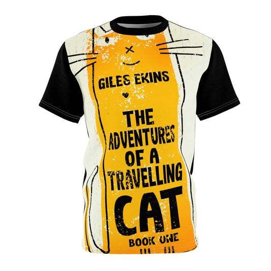 The Adventures Of A Travelling Cat - Unisex All-Over Print Cut & Sew T-Shirt