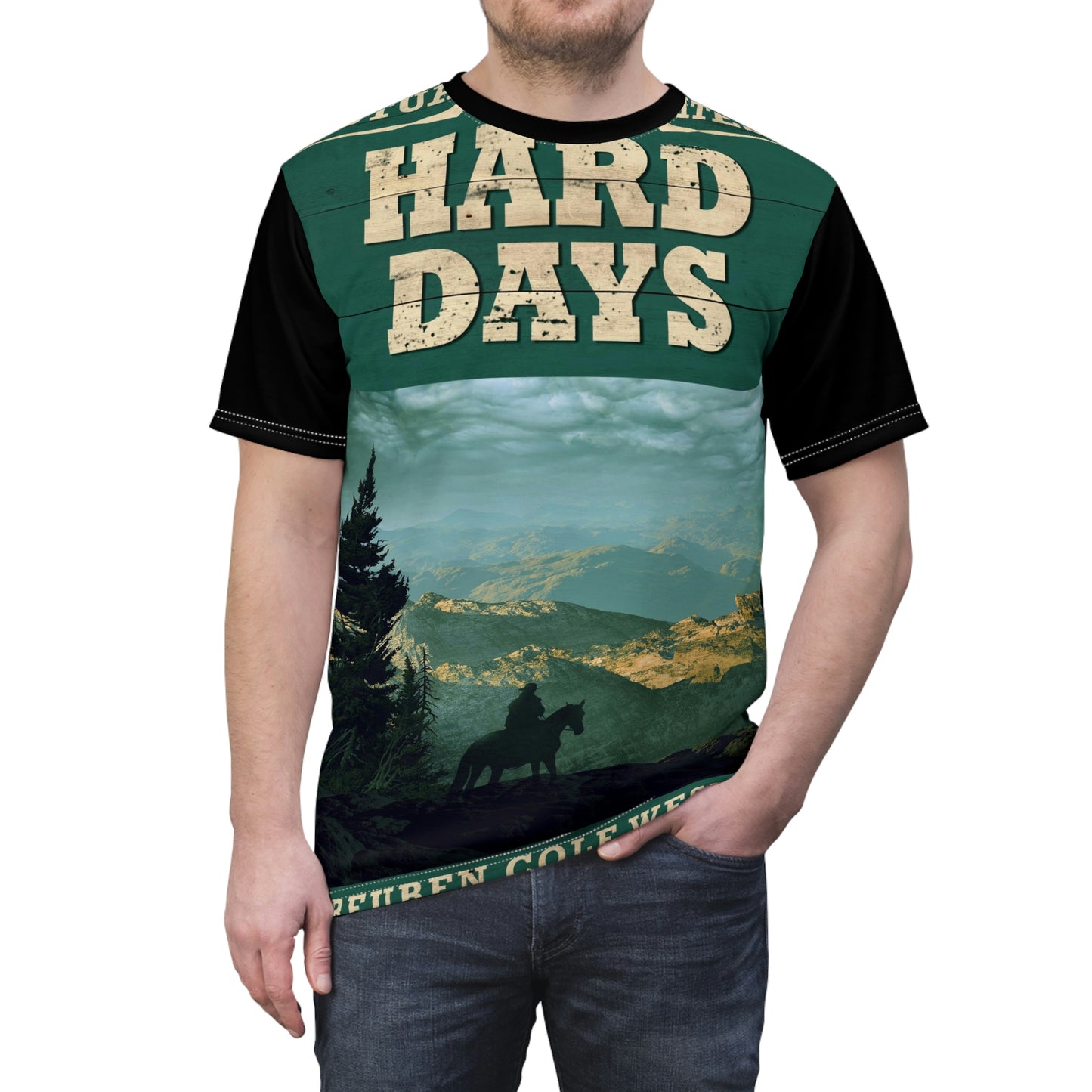 Hard Days - Unisex All-Over Print Cut & Sew T-Shirt