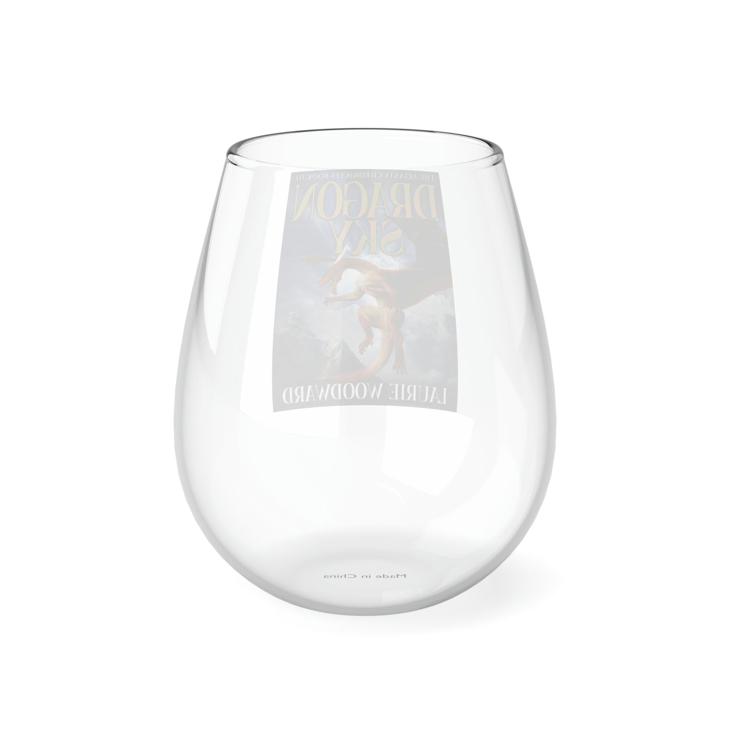 Dragon Sky - Stemless Wine Glass, 11.75oz