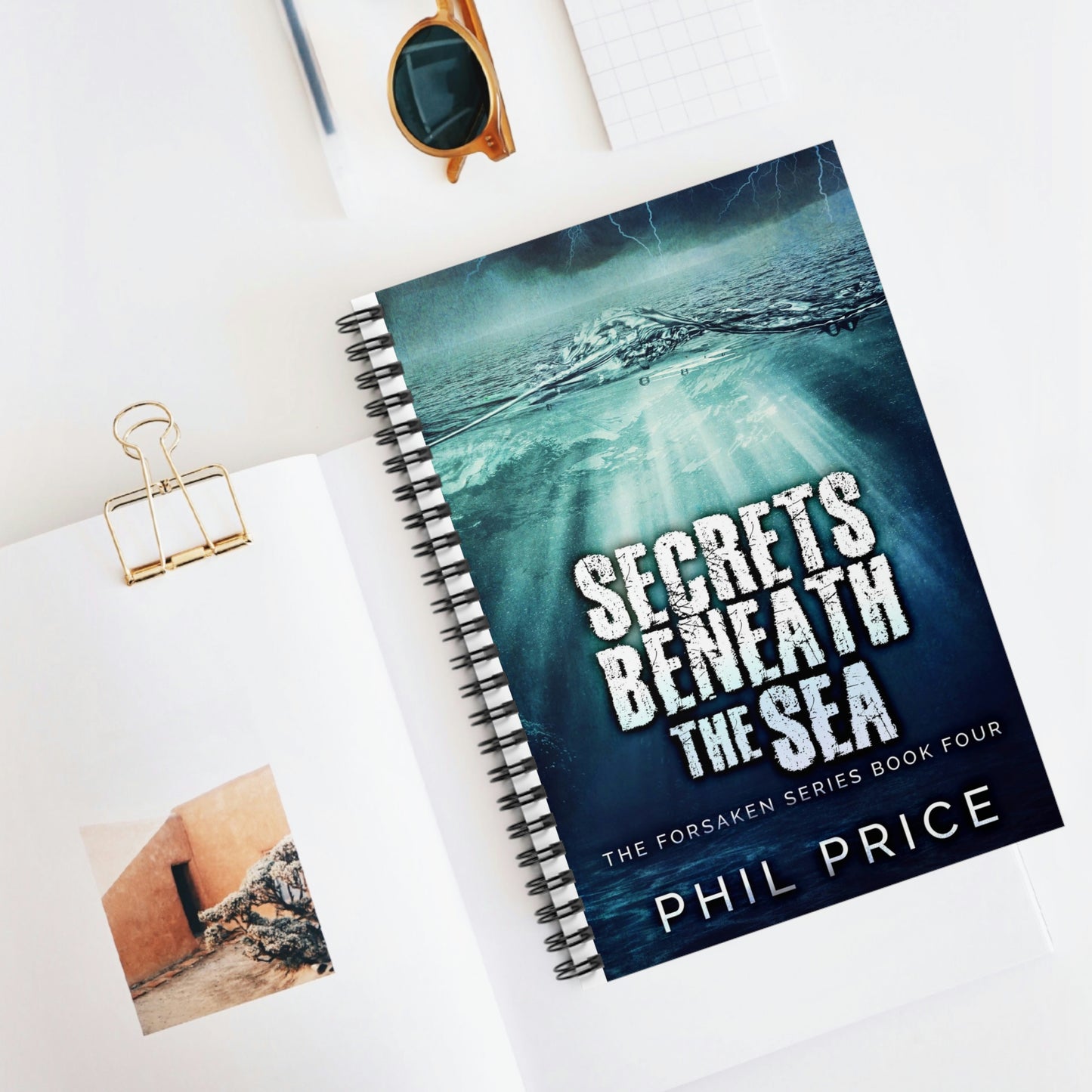 Secrets Beneath The Sea - Spiral Notebook