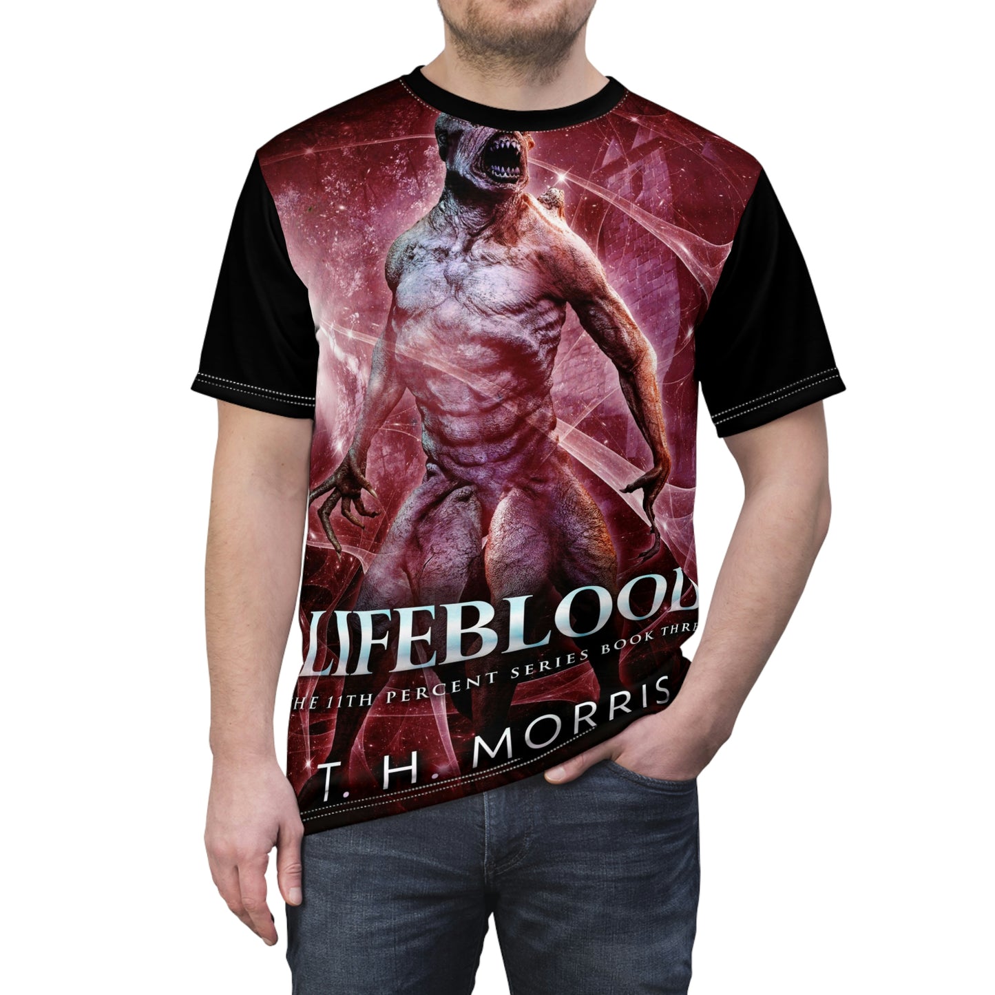 Lifeblood - Unisex All-Over Print Cut & Sew T-Shirt