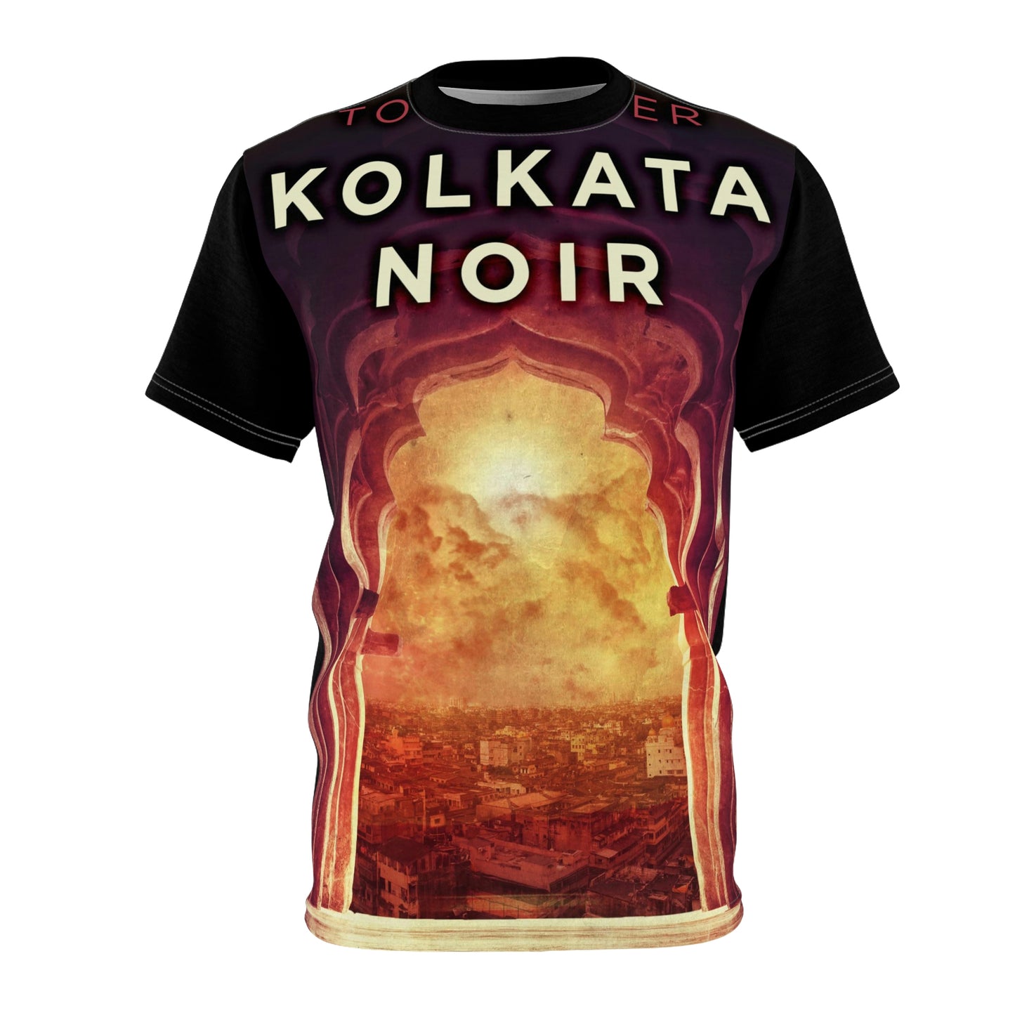 Kolkata Noir - Unisex All-Over Print Cut & Sew T-Shirt