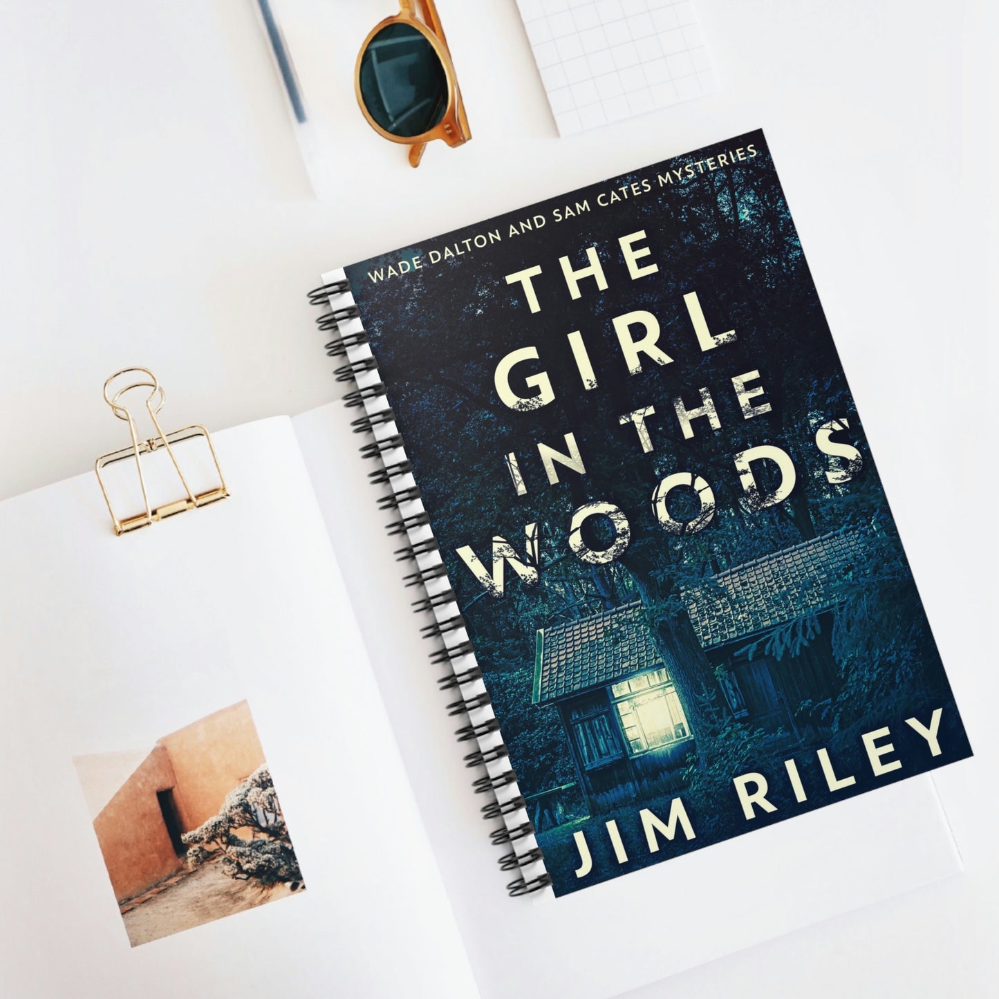 The Girl In The Woods - Spiral Notebook