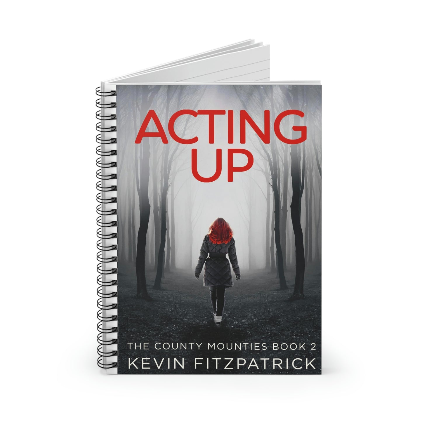 Acting Up - Spiral Notebook