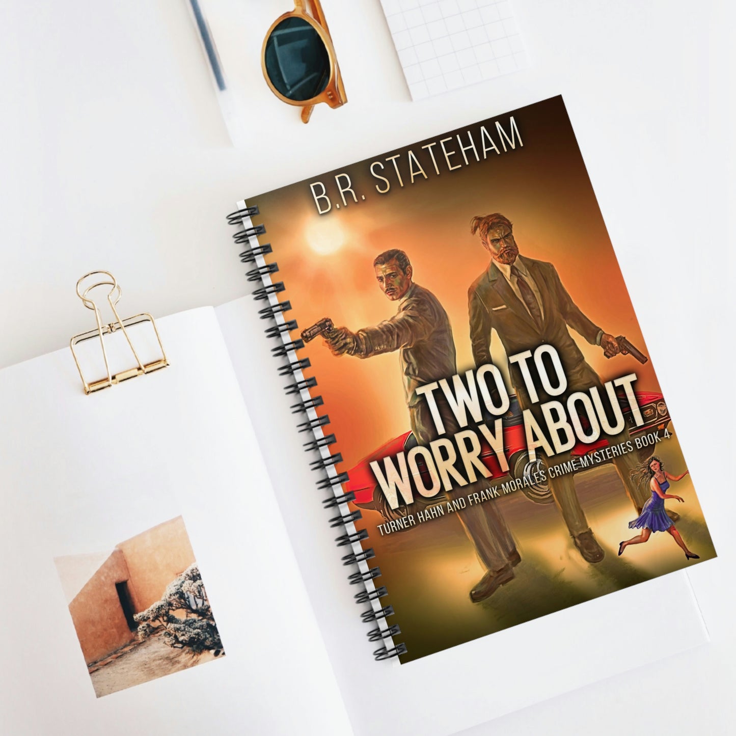 Two to Worry About - Spiral Notebook