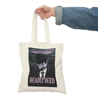 Deadly Deed - Natural Tote Bag