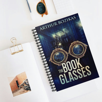 The Book Glasses - Spiral Notebook