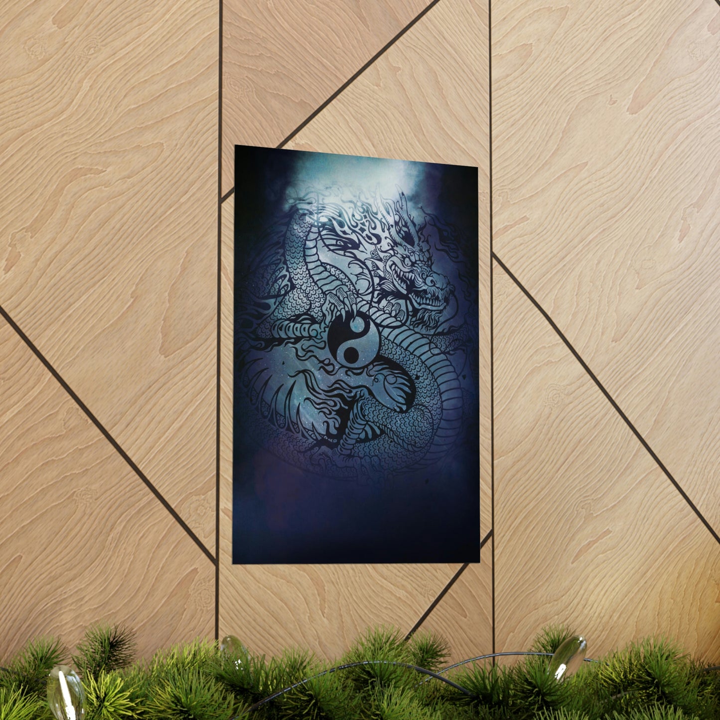 Blue Dragon - Matte Poster