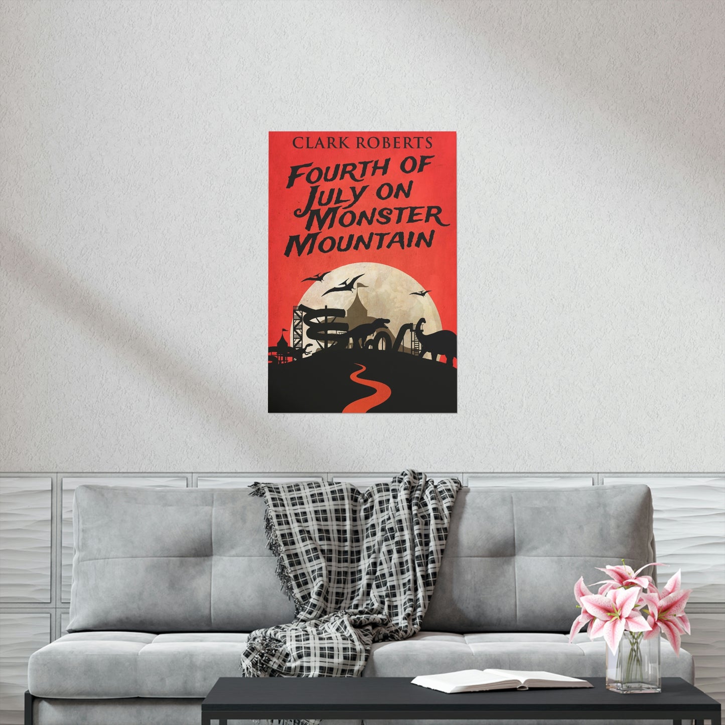 Fourth of July on Monster Mountain - Matte Poster