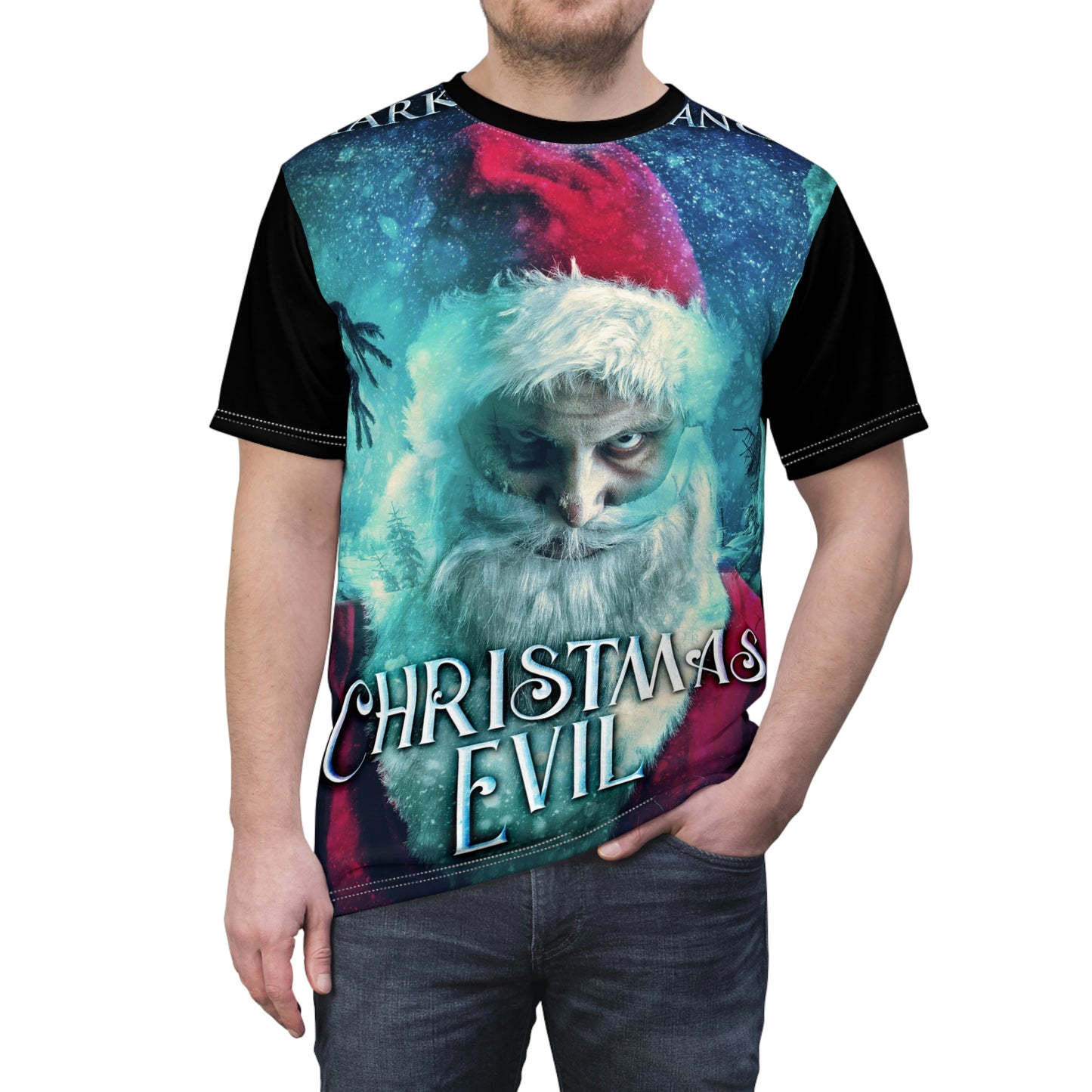 Christmas Evil - Unisex All-Over Print Cut & Sew T-Shirt
