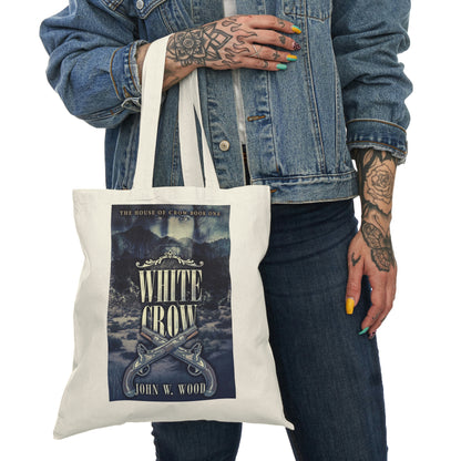 White Crow - Natural Tote Bag