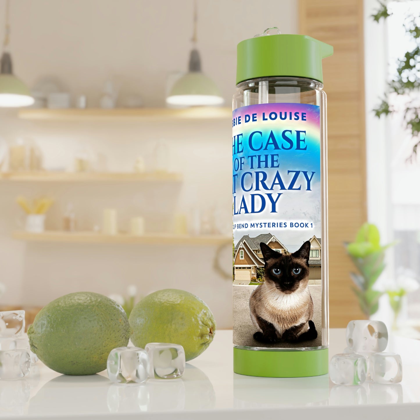 The Case Of The Cat Crazy Lady - Infuser Water Bottle
