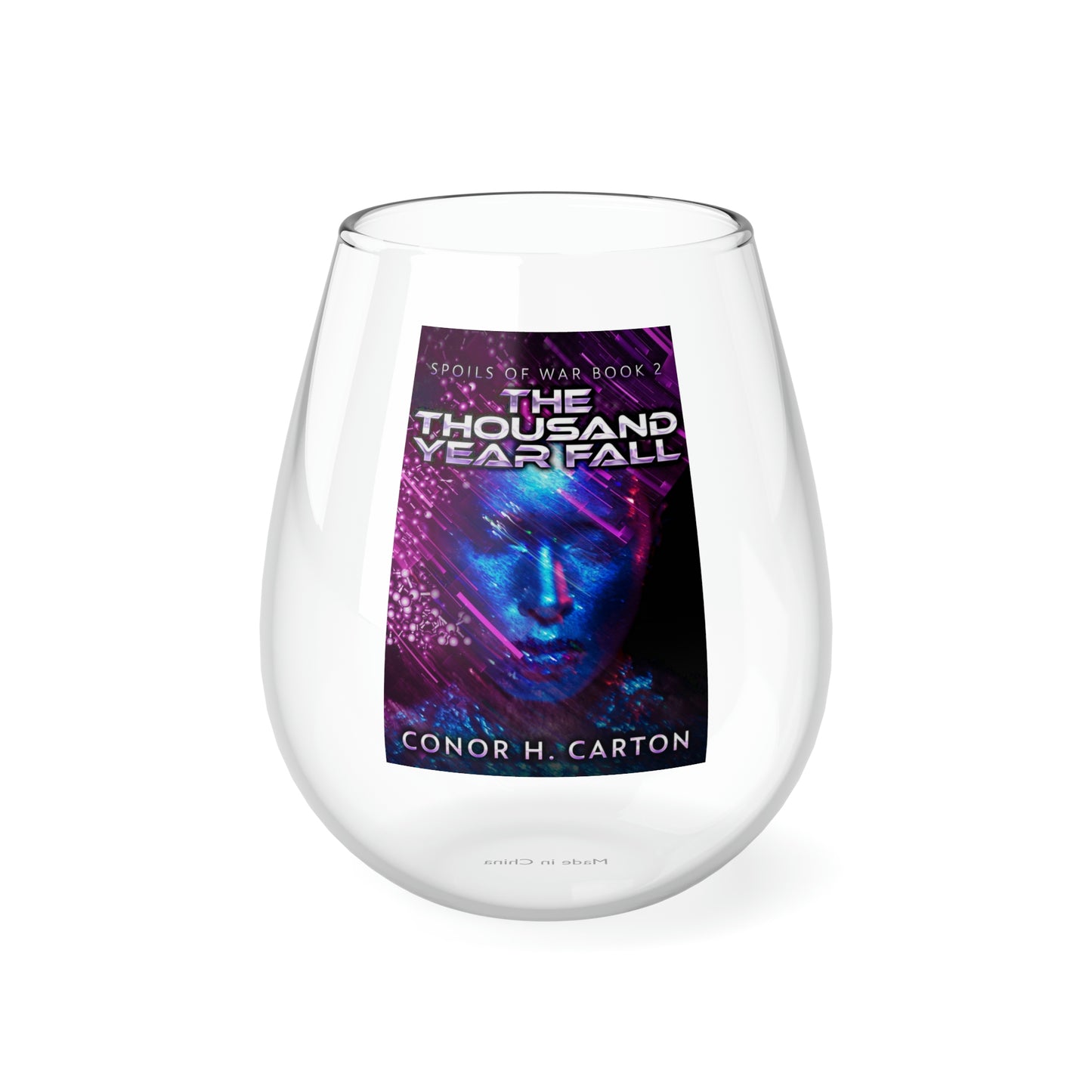 The Thousand Year Fall - Stemless Wine Glass, 11.75oz
