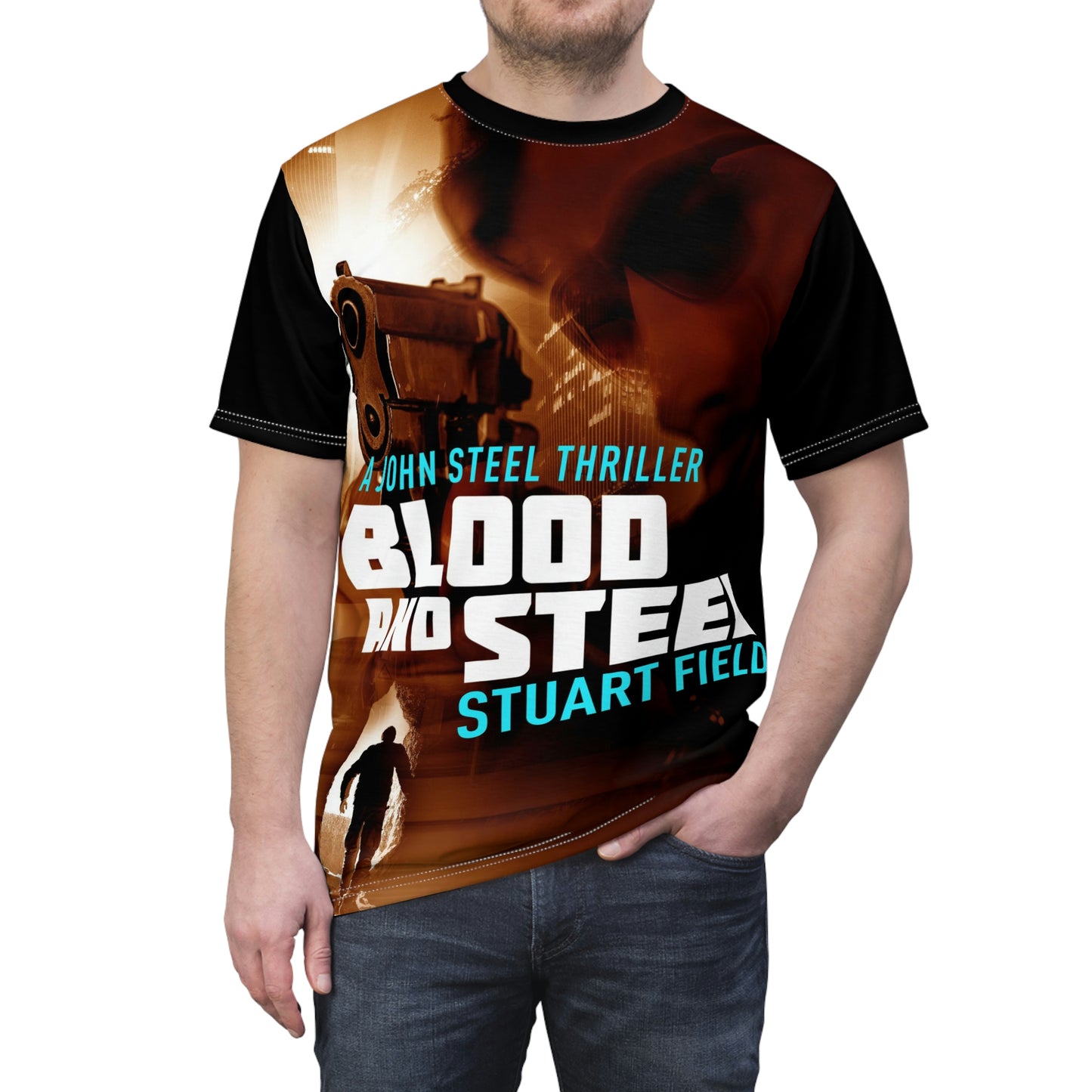 Blood And Steel - Unisex All-Over Print Cut & Sew T-Shirt