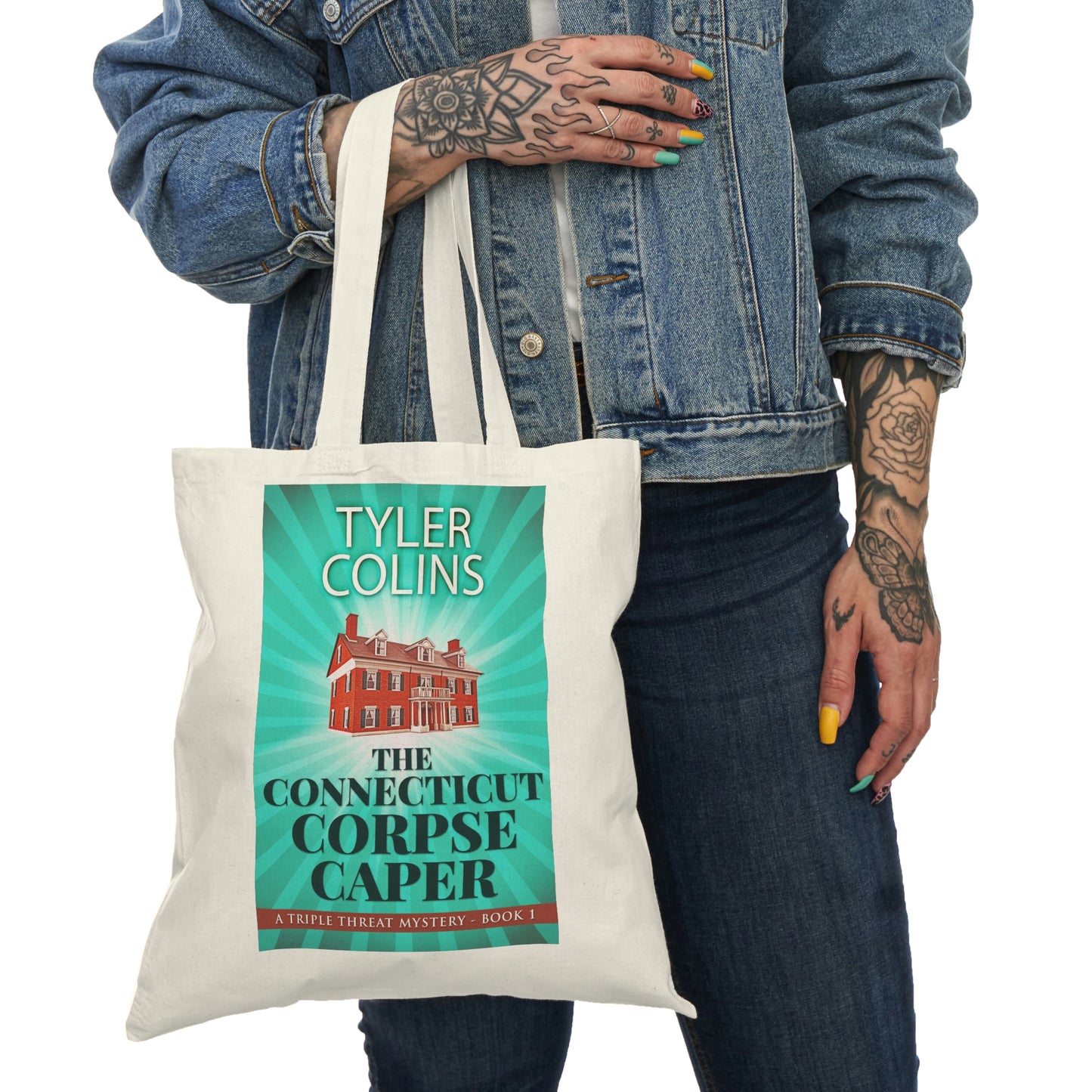 The Connecticut Corpse Caper - Natural Tote Bag