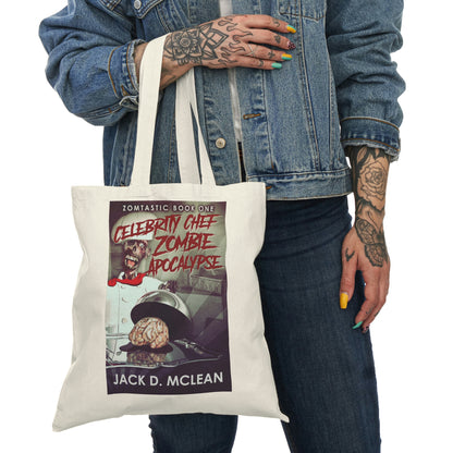 Celebrity Chef Zombie Apocalypse - Natural Tote Bag