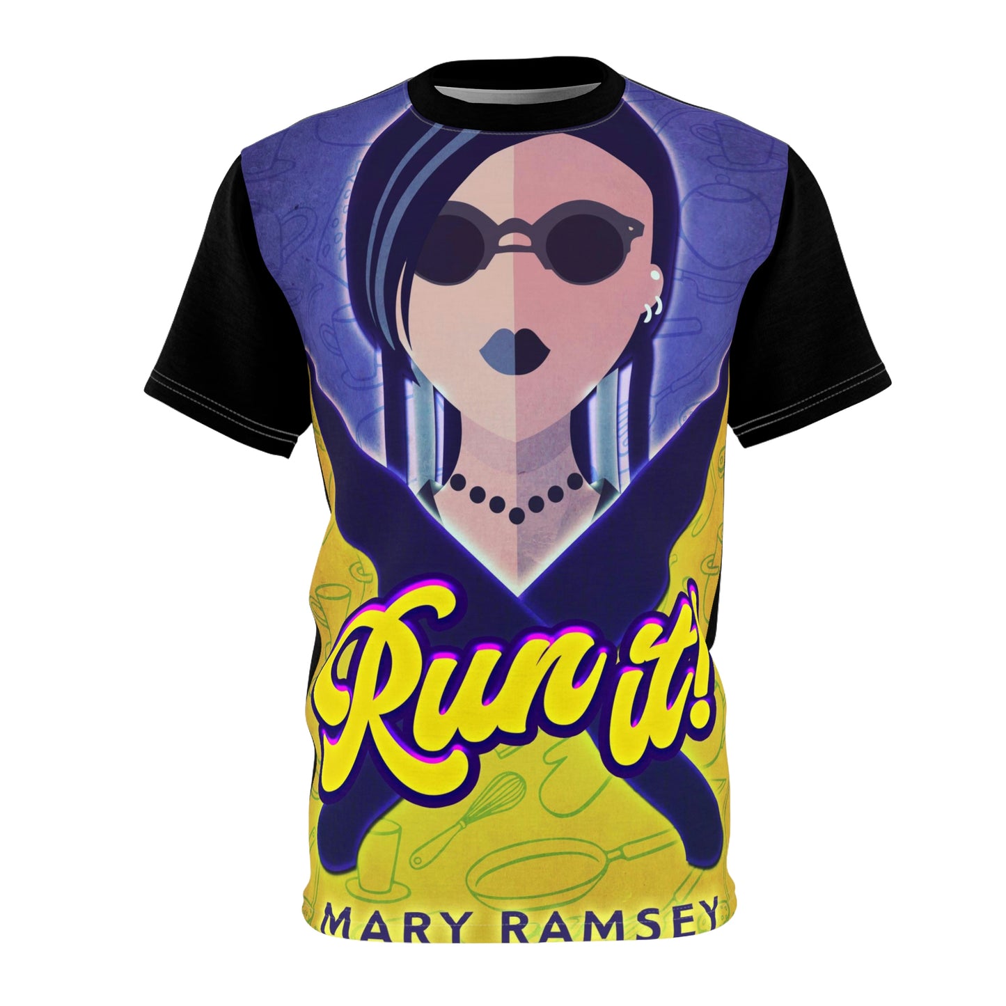 Run It! - Unisex All-Over Print Cut & Sew T-Shirt