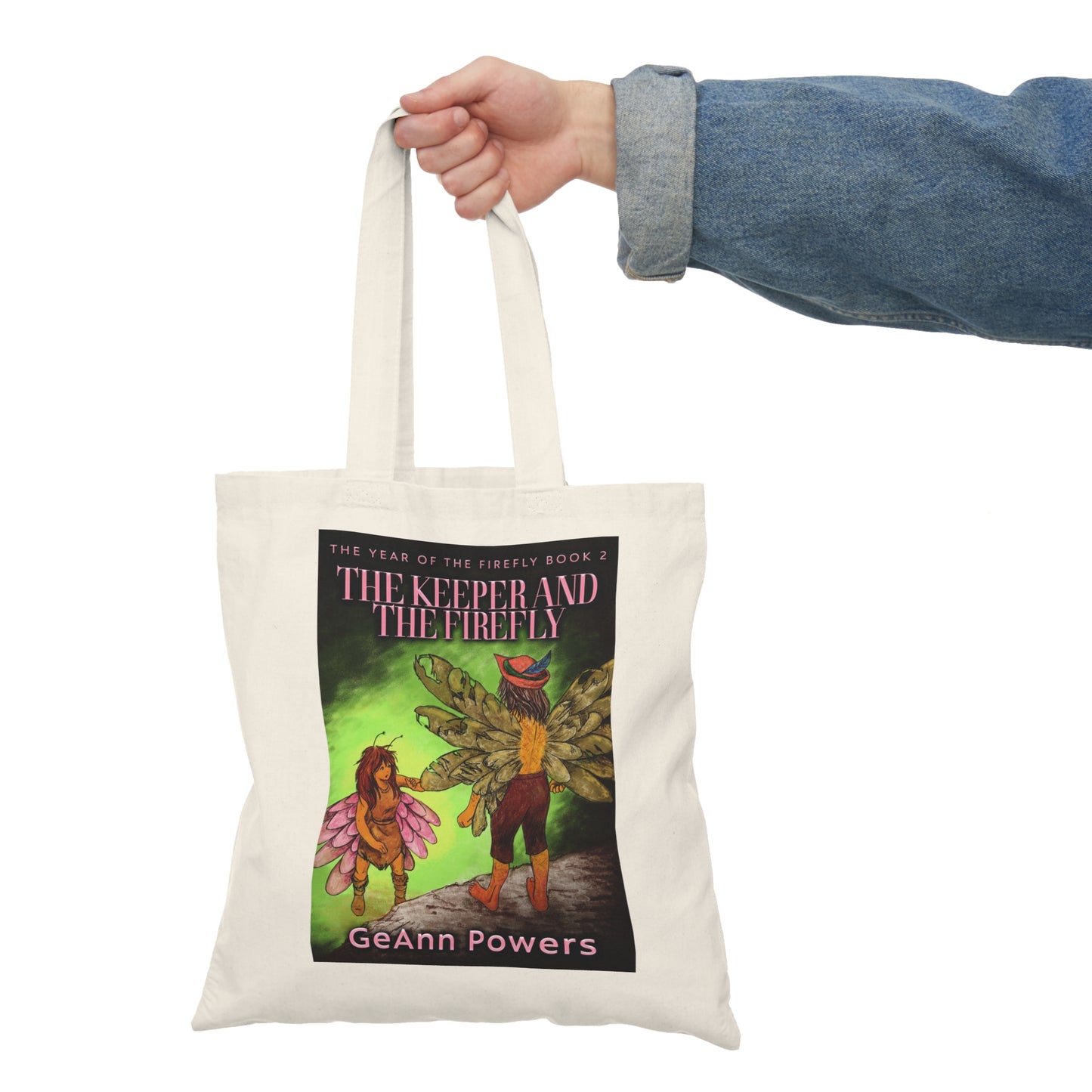The Keeper And The Firefly - Natural Tote Bag