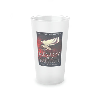 Memory Of A Falcon - Frosted Pint Glass