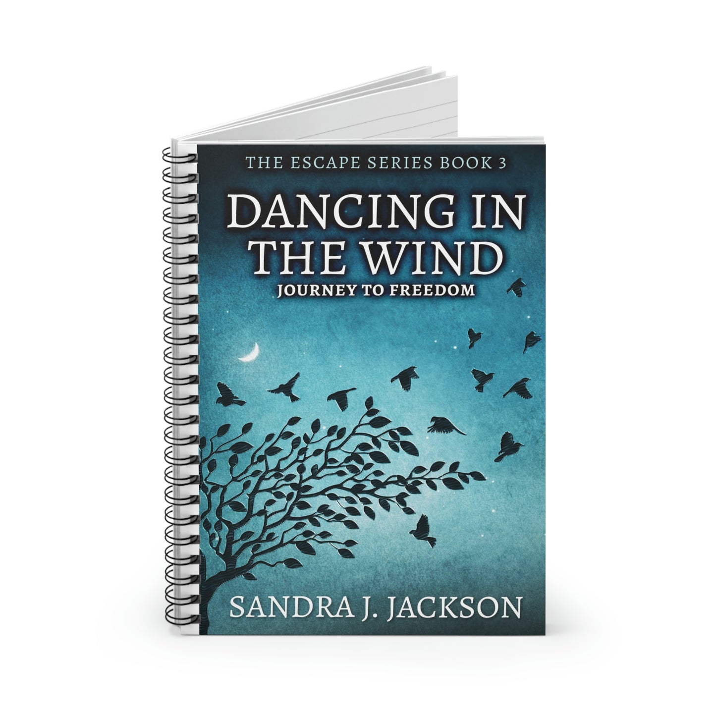 Dancing In The Wind - Spiral Notebook