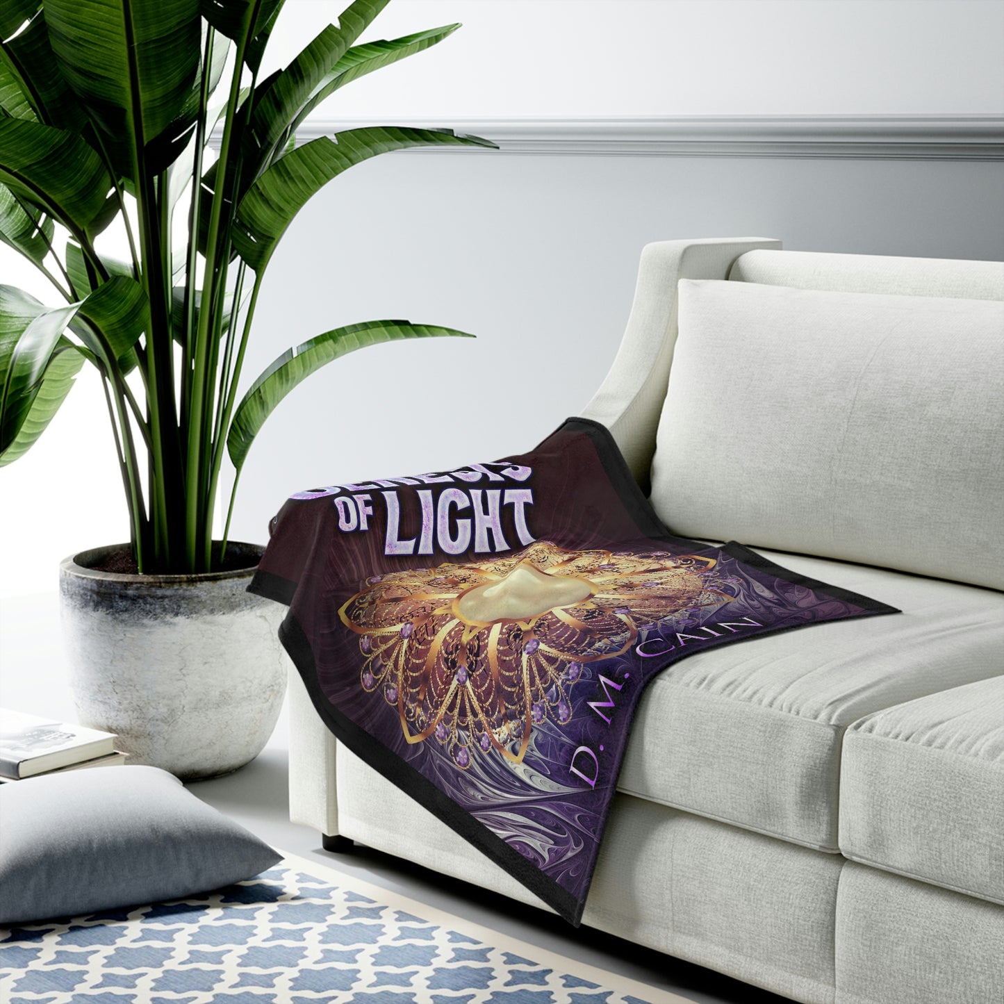Genesis Of Light - Velveteen Plush Blanket