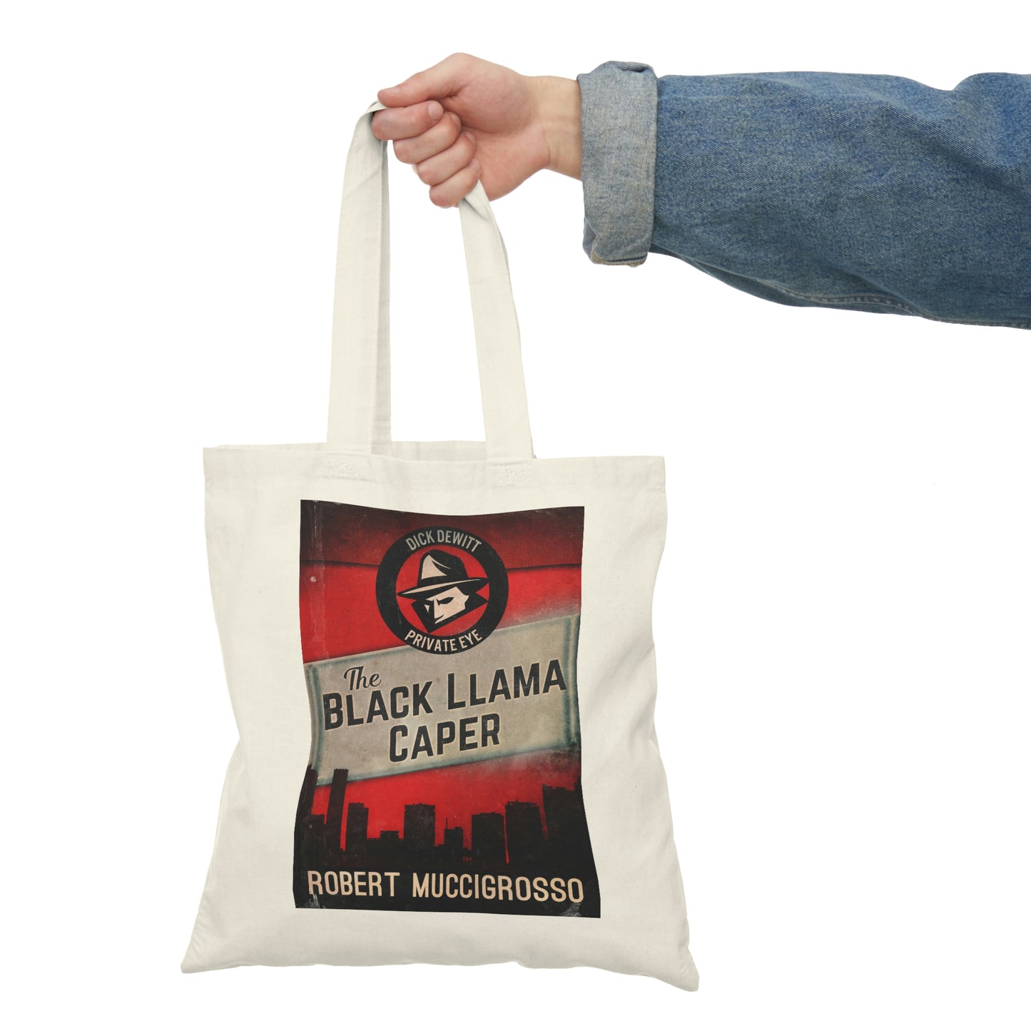 The Black Llama Caper - Natural Tote Bag