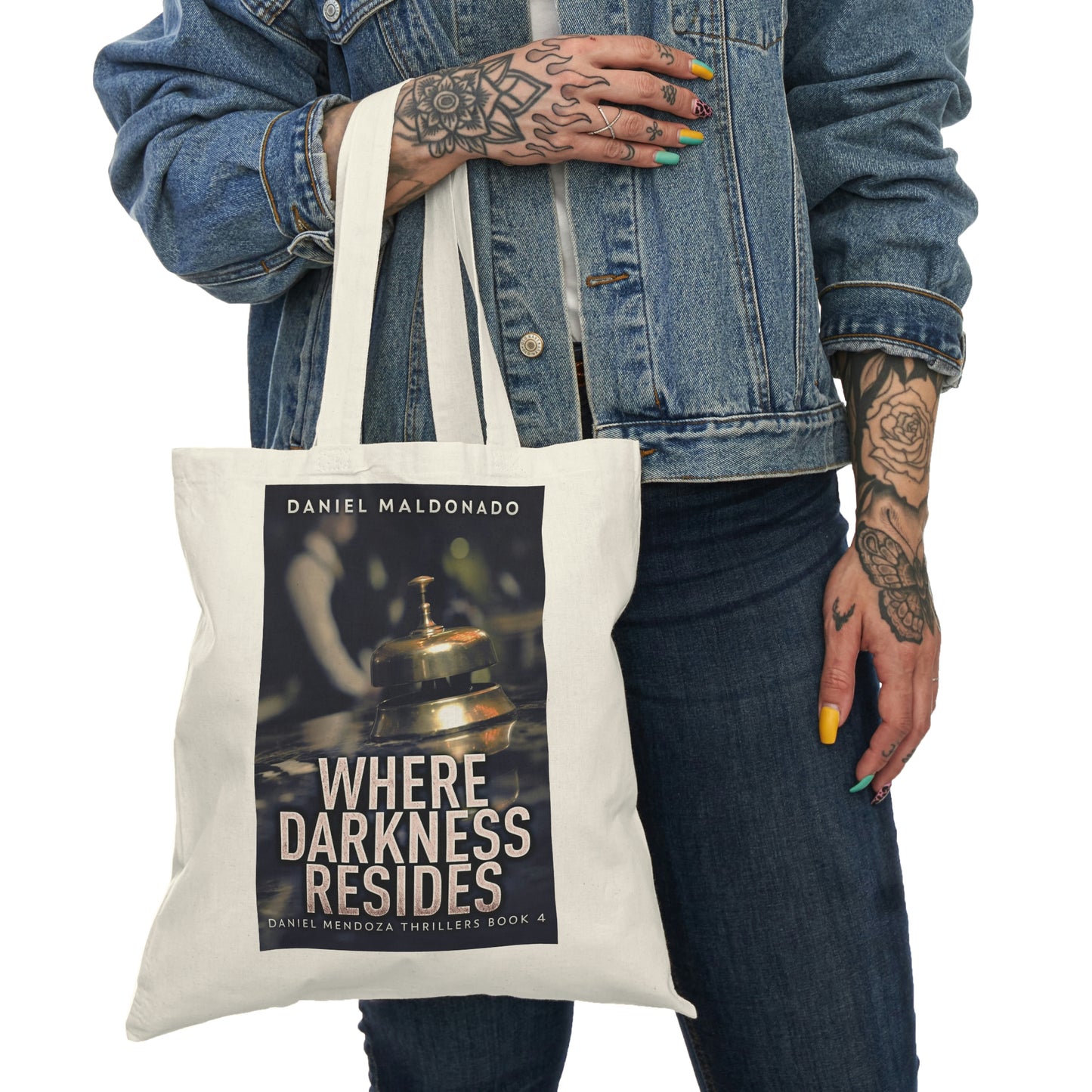 Where Darkness Resides - Natural Tote Bag