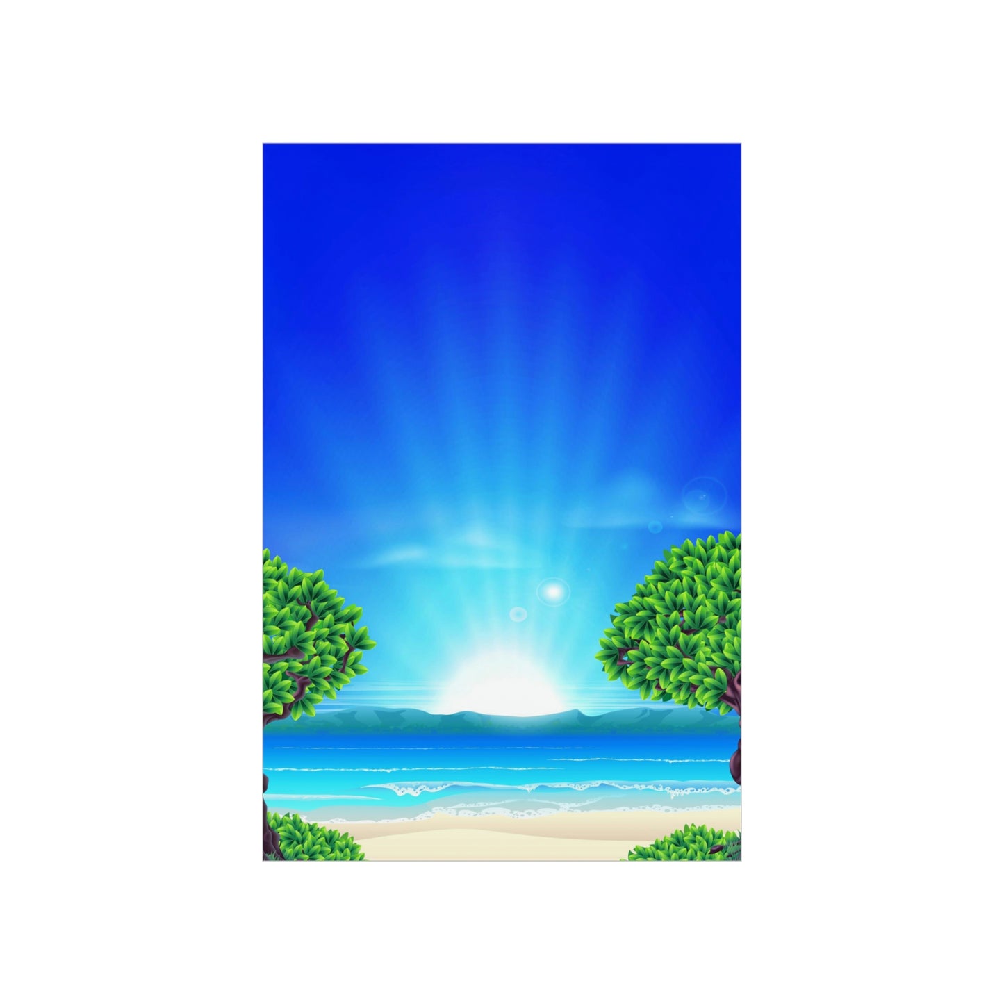 Beach Holiday - Matte Poster