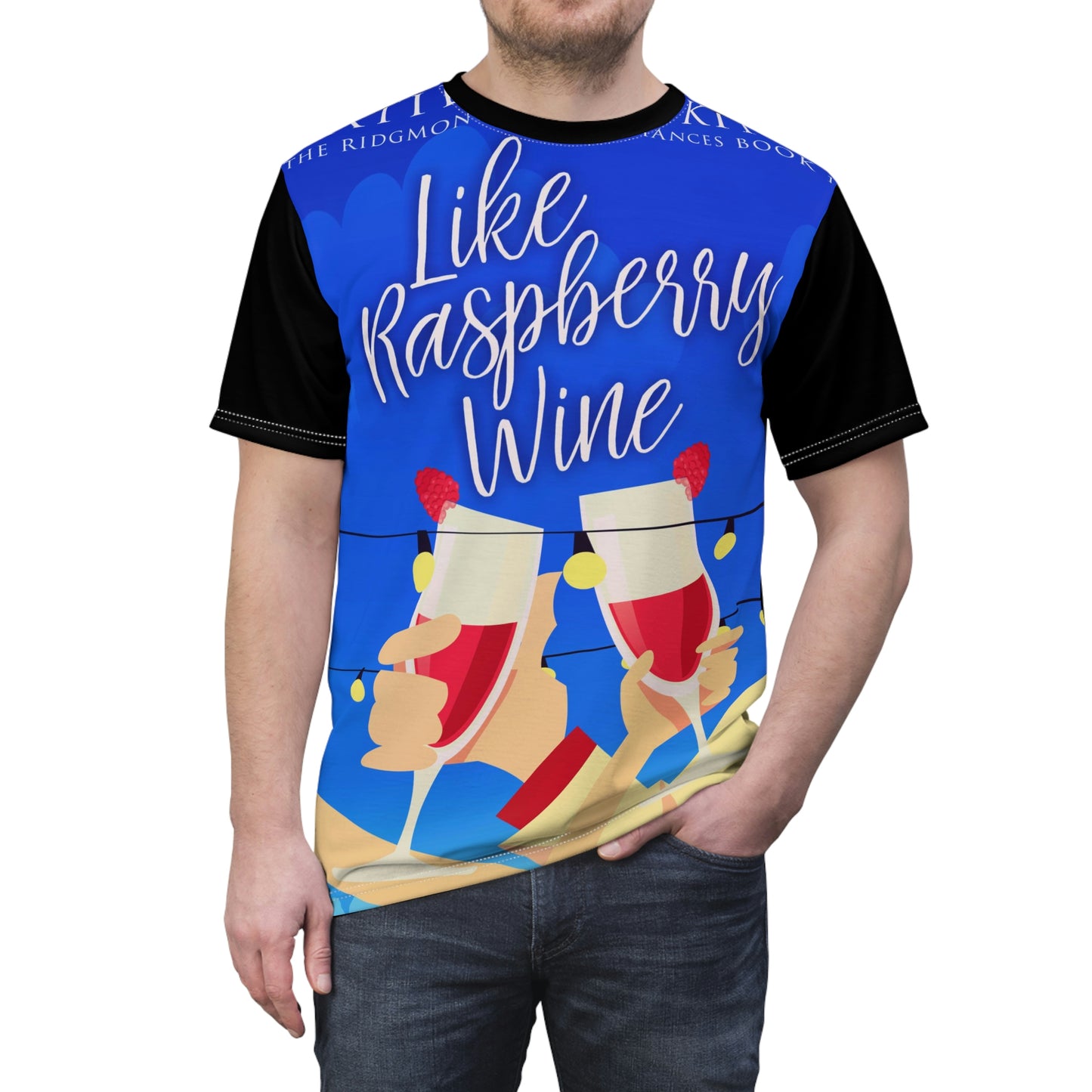 Like Raspberry Wine - Unisex All-Over Print Cut & Sew T-Shirt
