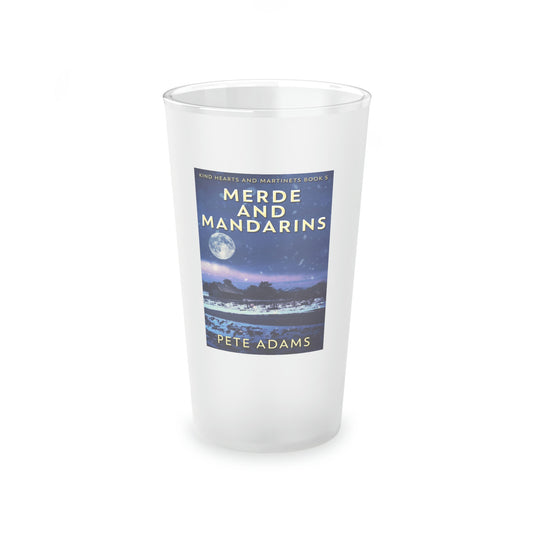 Merde And Mandarins - Frosted Pint Glass