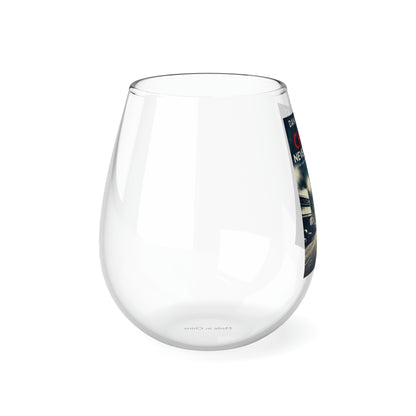 Chloe - Never Forget - Stemless Wine Glass, 11.75oz