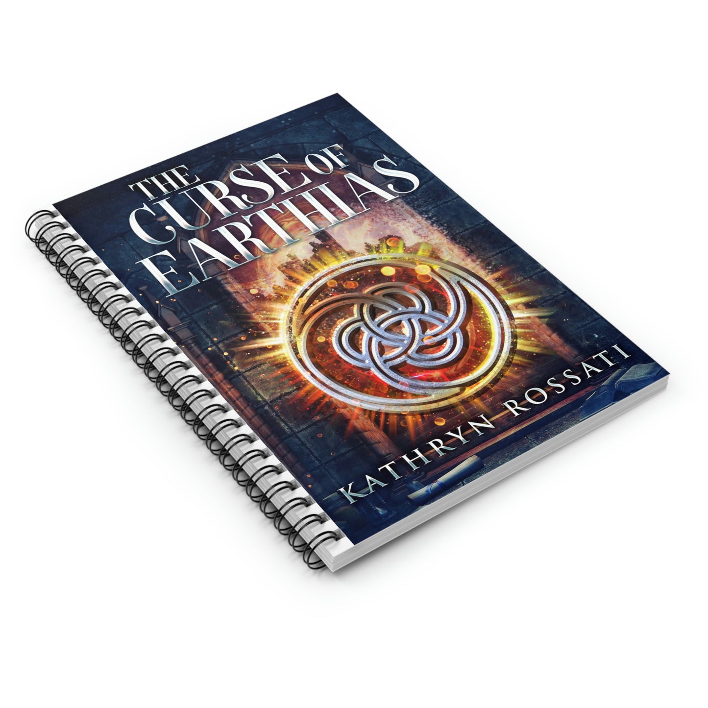 The Curse Of Earthias - Spiral Notebook