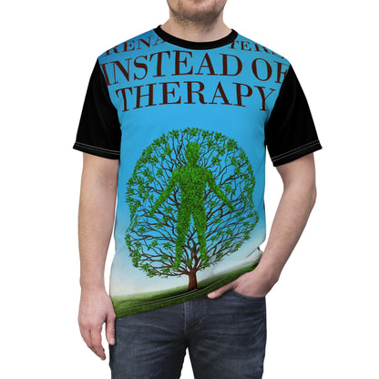 Instead Of Therapy - Unisex All-Over Print Cut & Sew T-Shirt