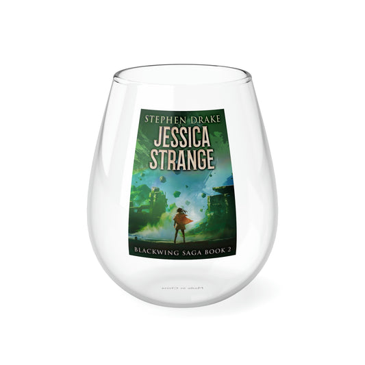 Jessica Strange - Stemless Wine Glass, 11.75oz