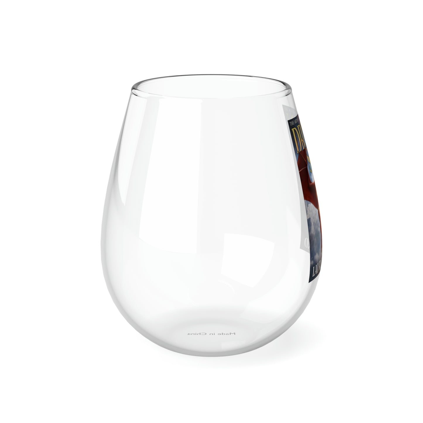 Dragon Sky - Stemless Wine Glass, 11.75oz