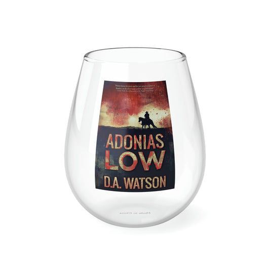Adonias Low - Stemless Wine Glass, 11.75oz