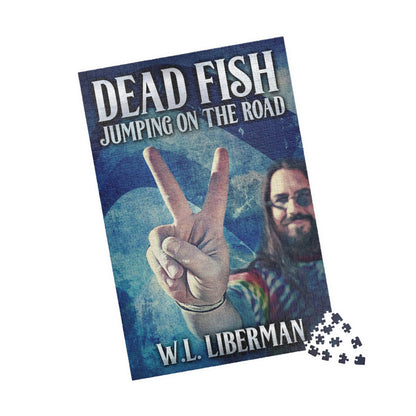 Dead Fish Jumping On The Road - 1000 Piece Jigsaw Puzzle