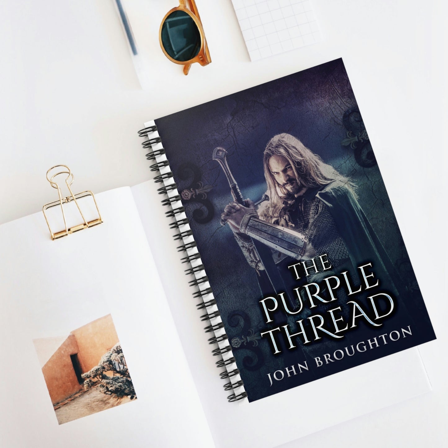 The Purple Thread - Spiral Notebook