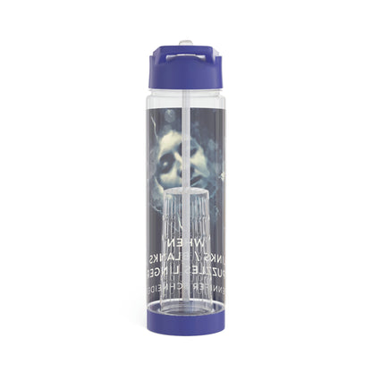When Links / Blanks / Puzzles Linger - Infuser Water Bottle